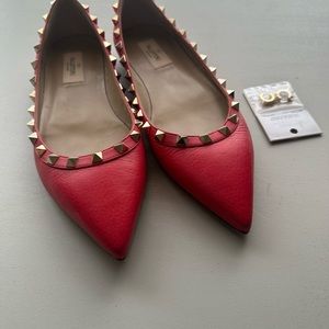 Valentino rockstud studded flats
